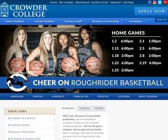 Crowder.edu(Crowder college) Screenshot