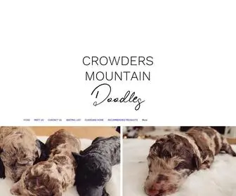 Crowdersmountaindoodles.com(Aussiedoodle breeder) Screenshot