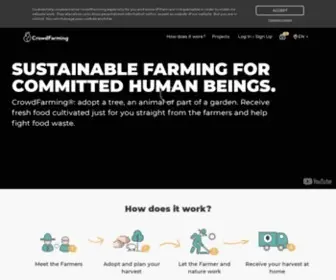 Crowdfarming.com(Farm fresh food directly from the farmer) Screenshot