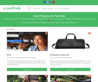 Crowdfindly.com(Cool Gadgets for Men & Kids) Screenshot