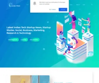 Crowdforthink.com(Indian startups) Screenshot