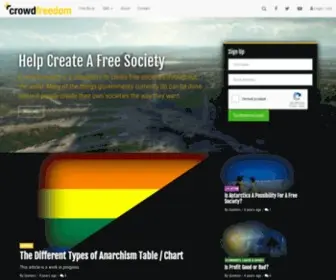 Crowdfreedom.com(Crowd Freedom) Screenshot