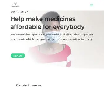 Crowdfundedcures.org(Help make affordable medicines for everybody) Screenshot