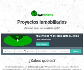 Crowdfunding.ec(Financiamiento Colectivo Inmobiliario) Screenshot