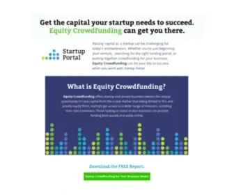 CrowdfundingcFo.com(Equity Crowdfunding) Screenshot