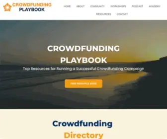 Crowdfundingplaybook.com(Crowdfunding Playbook) Screenshot