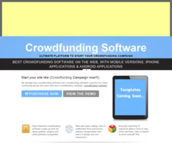 Crowdfundingscript.com(Crowdfundingscript) Screenshot