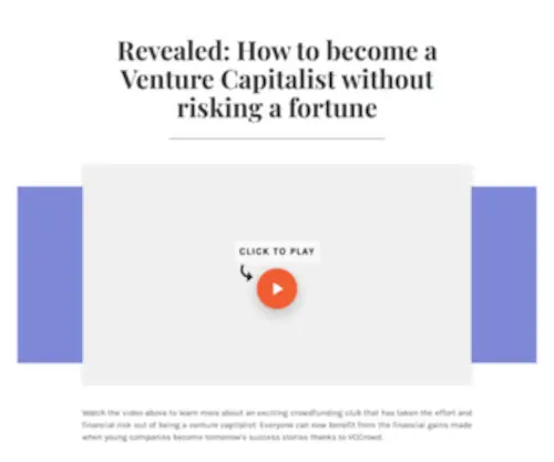 Crowdfundmax.com(Making Venture Capitalism Affordable For All) Screenshot