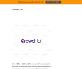 Crowdhall.com(CrowdHall) Screenshot