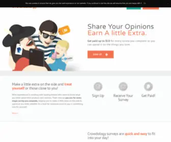 Crowdology.com(Paid Surveys) Screenshot
