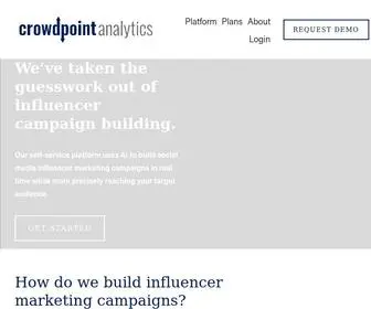 Crowdpointanalytics.com(Crowd Point) Screenshot