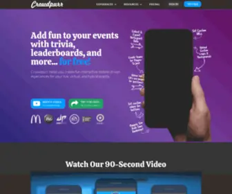 Crowdpurr.com(Eventtech) Screenshot