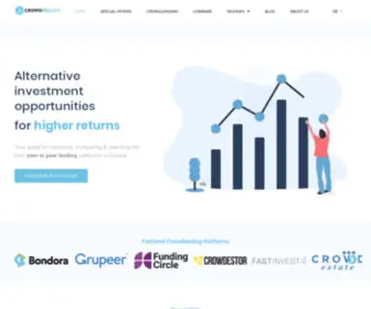 Crowdreality.com(P2P lending in Europe) Screenshot