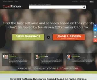 Crowdreviews.com(Best Software and Services) Screenshot
