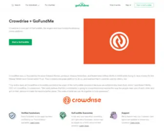 Crowdrise.com(Fundraising Websites) Screenshot