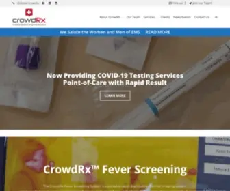 Crowdrx.org(Event Medical Services) Screenshot