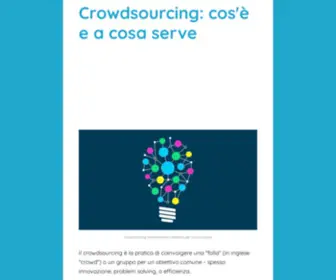 Crowdsourcingnetwork.it(Crowdsourcing: cos'è e a cosa serve) Screenshot