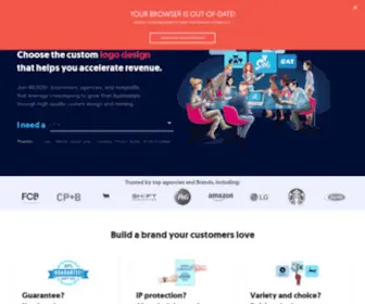 Crowdspring.com(Logos, Website, Graphic Design, Product Design, Naming & More) Screenshot
