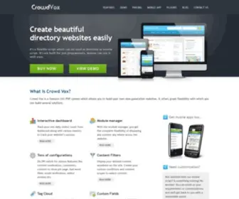 Crowdvox.com(Crowd Vox) Screenshot