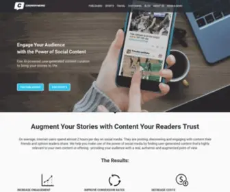 Crowdynews.com(Social Media Curation for Digital Publishers) Screenshot