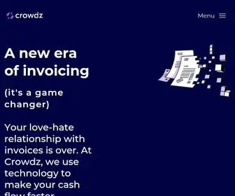 Crowdz.io(A new era of invoicing with the Crowdz invoice auction) Screenshot