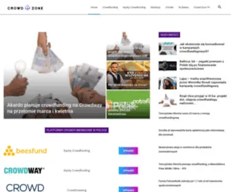 Crowdzone.pl(Crowdfunding czyli Finansowanie Społecznościowe) Screenshot