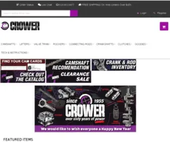 Crower.com(Crower catalog) Screenshot