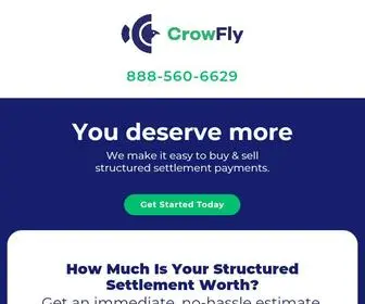 Crowfly.com(Nationwide Platform for Selling & Buying Structured Settlement Payments) Screenshot
