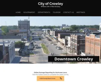 Crowley-LA.com(Where Life is Rice & Easy) Screenshot