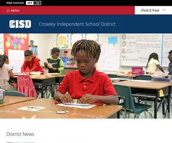 Crowleyisdtx.org(Crowley Independent School District) Screenshot