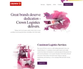 Crown-Logistics.com(International Logistics Management & Transportation) Screenshot