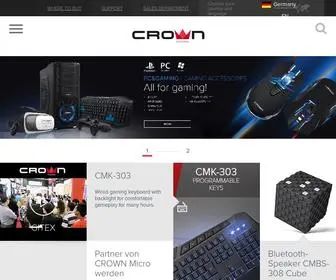 Crown-Micro.com(CrownMicro) Screenshot