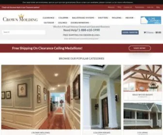 Crown-Molding.com(Up to 40% Off On Crown Molding) Screenshot