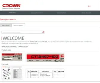 Crown-Tools-Service.com(Spare Parts) Screenshot