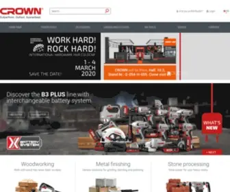 Crown-Tools.com(Our primary business function) Screenshot