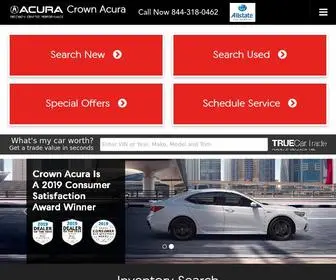 Crownacura.com Screenshot