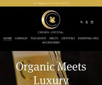 Crownandcrystal.com(Crown and Crystal) Screenshot