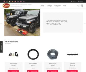 Crownauto.us(Quality replacement parts and accesories for Jeep) Screenshot