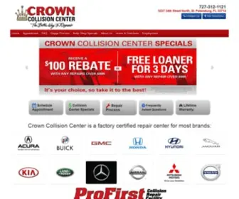 Crownbodyshop.com(Crown Collision CenterAuto Body & Collision Repair of St) Screenshot