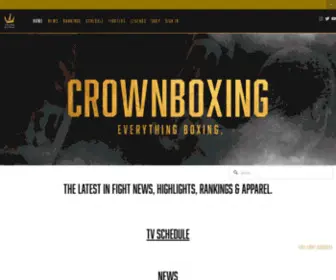 Crownboxing.com(Crown Boxing) Screenshot