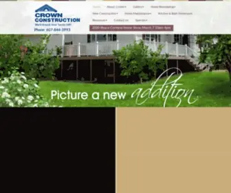 Crownconstructioninc.com(Crown Construction Home Remodeling and Custom Homes) Screenshot