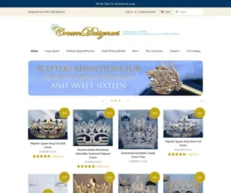 Crowndesigners.com(Pageant crown) Screenshot