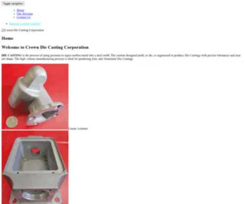 Crowndiecasting.com(Crown Die Casting) Screenshot