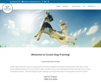 Crowndogtraining.com(Crown Dog Training) Screenshot