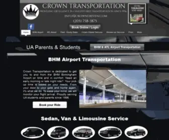 Crowndriven.com(Crown Transportation) Screenshot