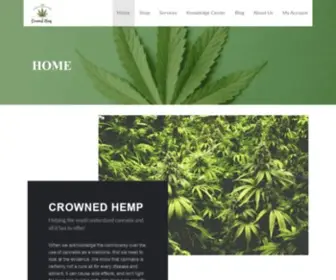 Crownedhemp.com(Crownedhemp) Screenshot