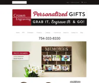 Crownengraving.com(Crown Engraving) Screenshot