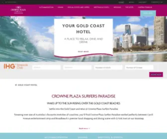 Crowneplazasurfersparadise.com.au(Gold Coast Hotel & Accommodation) Screenshot