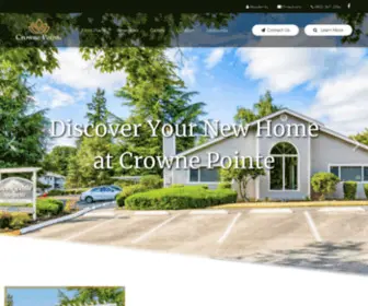 Crownepointeapts.com(Crowne Pointe Apartments in Olympia) Screenshot