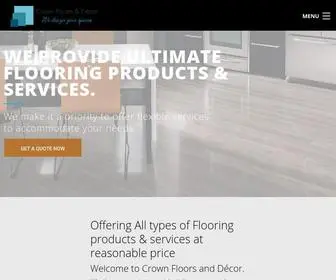 Crownfloors.ca(We Design your spaces) Screenshot